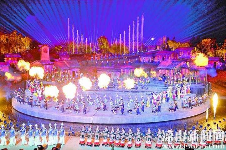 2017央視春晚涼山分會(huì)場(阿惹妞)音樂噴泉項(xiàng)目(圖1) 2017央視春晚涼山分會(huì)場(阿惹妞)音樂噴泉項(xiàng)目